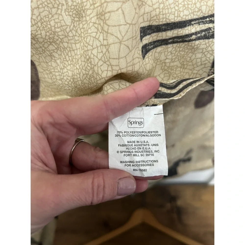 Vintage Springs Brand Leaves fall nature Flat Sheet Full‎ Size Plus Pillow Sham